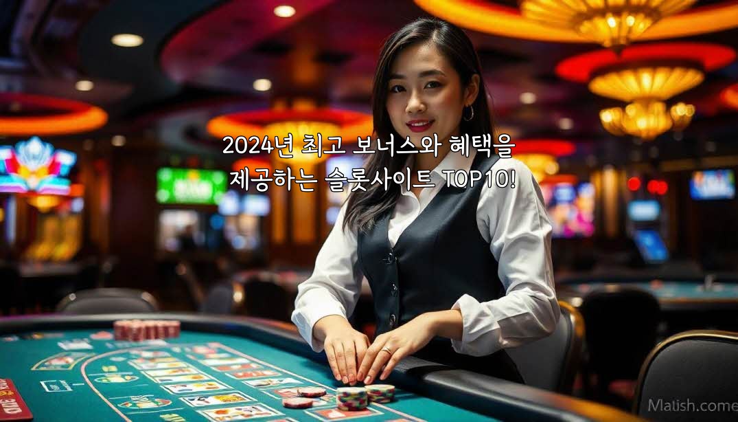 2024년 최고 보너스와 혜택을 제공하는 슬롯사이트 TOP10!