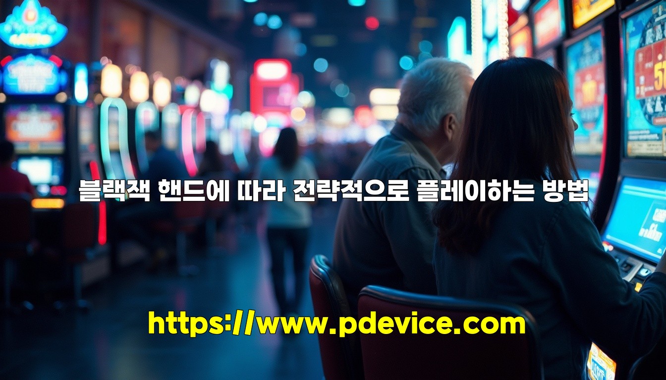 블랙잭 핸드에 따라 전략적으로 플레이하는 방법