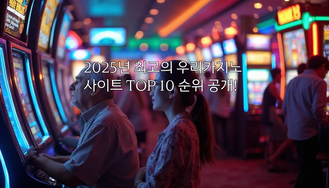 2025년 최고의 우리카지노 사이트 TOP 10 순위 공개!